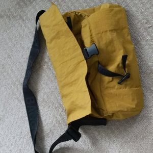 Baggu ochre messenger bag